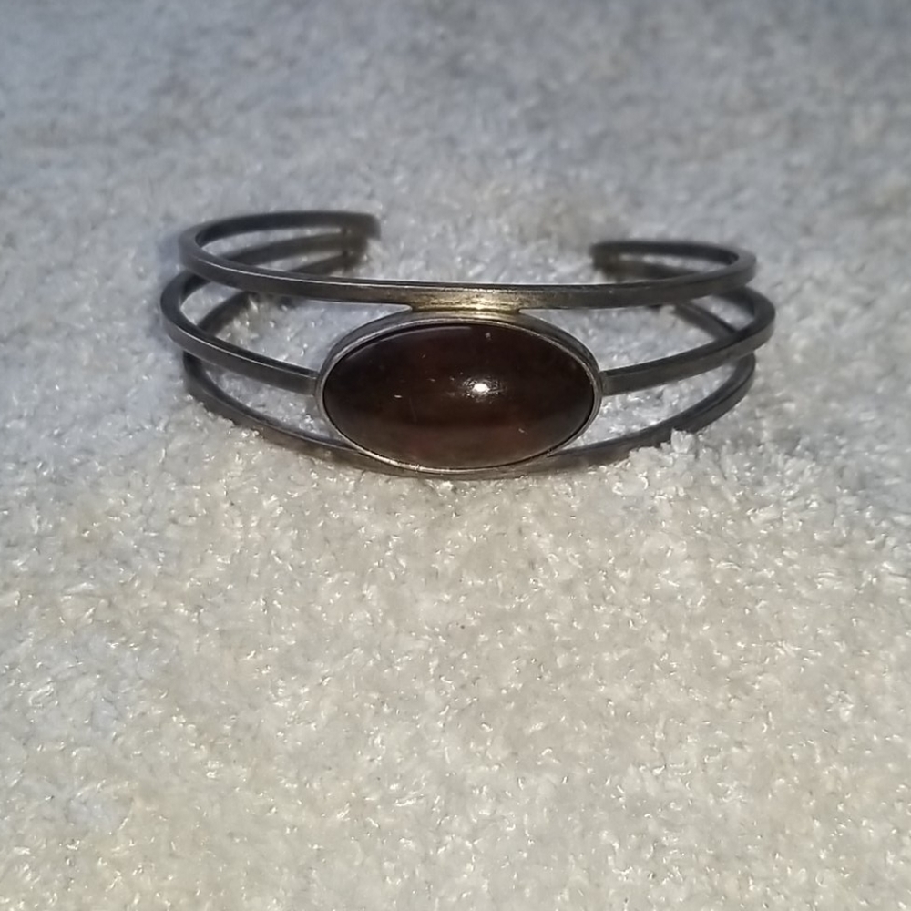 N.E. From, Sterling silver and amber bracelet